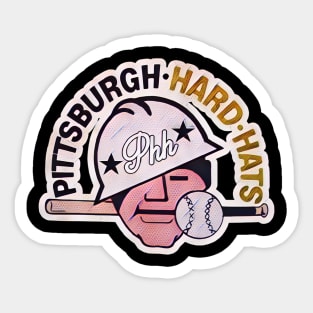 Pittsburgh Hard Hats Softball Sticker